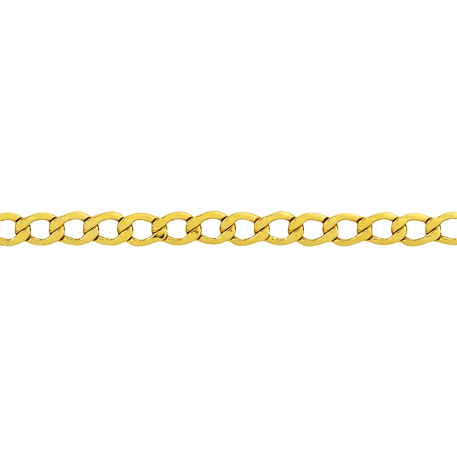 14K Gold Classic Curb Link Chain
