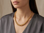 14K Byzantine Chain Necklace model still