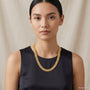 YG Multi-Strand Bismarck Link Chain Necklace model still