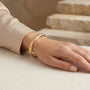 10323 - 14K Leaf Pattern Bangle model still