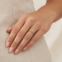 14K Unique Tri-Color Ring model still