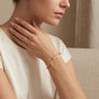 10351 - 14K Dainty Bracelet model still