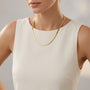 14K Snake Chain model still