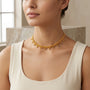 10424 - YG Beaded Princess Choker Necklace model still