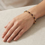 10K Marquise Garnet & Criss Cross Link Bracelet model still
