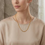 18K Vintage Mariner Style Fancy Link Chain model still