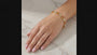 14K Yellow Gold Citrine XO Link Tennis Bracelet model video