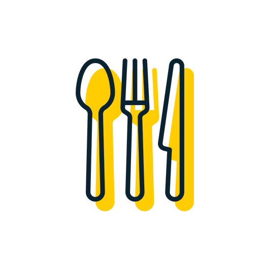 Gold flatware sets