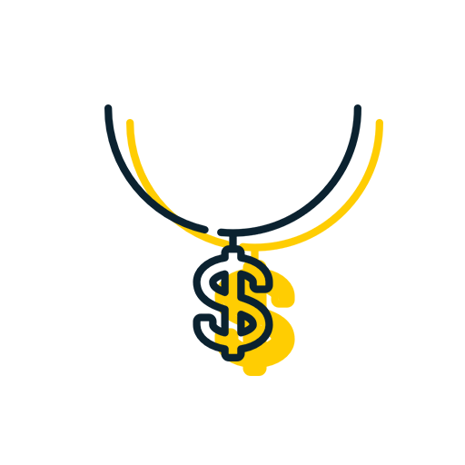 Gold pendants