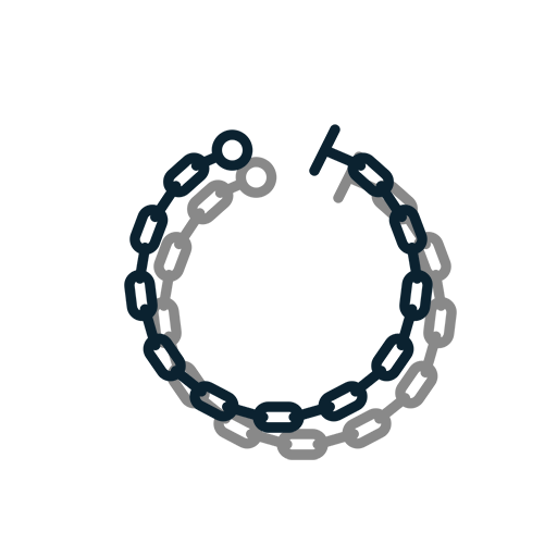 Silver necklace & chains